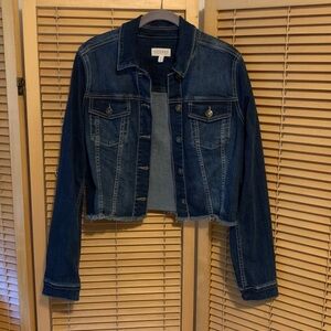 SHYANNE WOMEN'S SOUTHWESTERN EMBROIDERED CROPPED DENIM JACKET
Size Medium